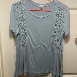 Light blue blouse